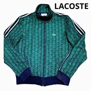 [새상품급] LACOSTE 라코스테 모노그램 자카드 트랙 자켓