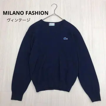 MILANO FASHION 빈티지 V넥 니트 스웨터