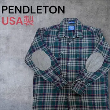 PENDLETON USA 체크 무늬 긴팔 셔츠