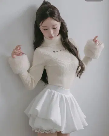 Darich 스무스 퍼 리브 니트탑