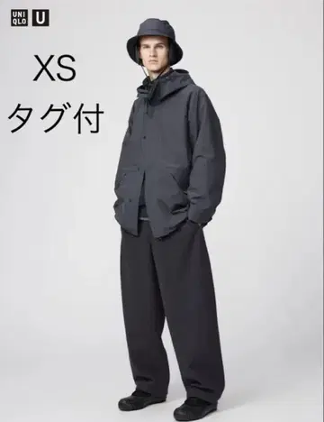 UNIQLO U 브러쉬드 맨투맨 와이드 팬츠 다크 그레이 XS 새상품