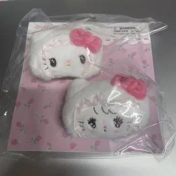 mikko 산리오 캐릭터즈 헤어 클립 세트 무스 x 키티