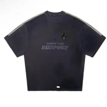 MASONPRINCE 오버 사이즈 사이드 라인 티셔츠 DT4223