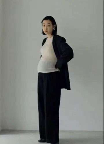 [Reha.] Tuck Wide Pants 마터니티 팬츠 36 anuke