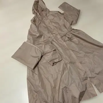 because 비코즈 모즈 레인코트 핑크