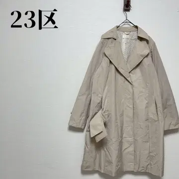 23구 타이로켄 코트 롱 겉옷 심플 베이지 사이즈 M 봄/가을
