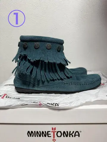 MINNETONKA 프린지 부츠 사이즈 5 2족 세트 판매