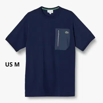 라코스테 LACOSTE 아웃도어 지퍼 포켓 카노코 반팔 T셔츠
