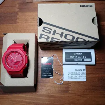 새상품급 카시오크 레드 G-SHOCK GA-2100