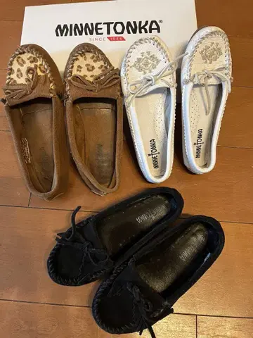 MINNETONKA 모카신 3족 세트