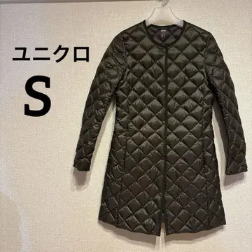 UNIQLO 올리브 퀼팅 다운 자켓 S