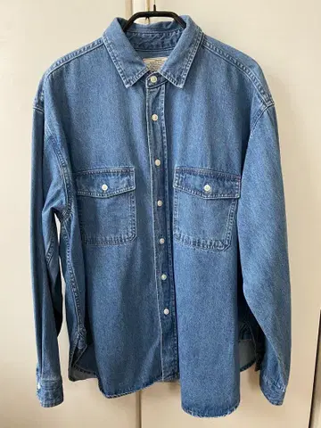 레리움 Denim WORK SHIRT 데님 셔츠 블루