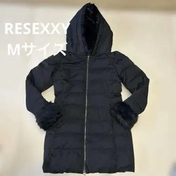 RESEXXY 후드 부착 다운 자켓 M 사이즈