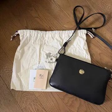 IL BISONTE 블랙 숄더백