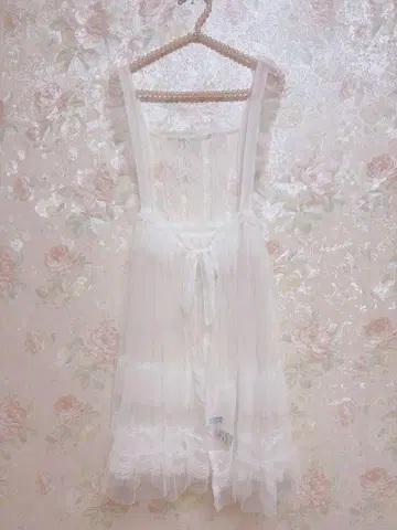 시마무라 호시나 사쿠라코 튤 원피스 화이트 S