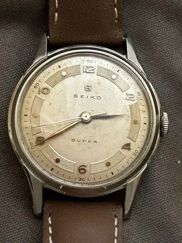 SEIKO SUPER 수동 와인딩 시계 앤티크