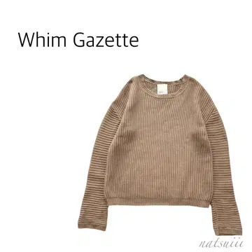 Whim Gazette 윔 가젯 코튼 크루넥 풀오버