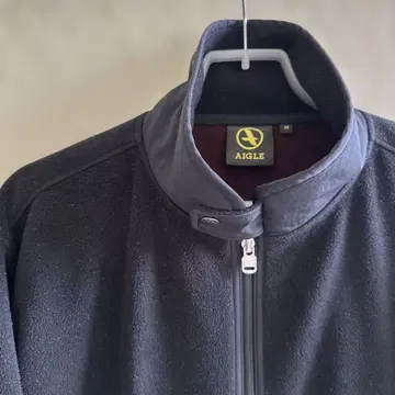 AIGLE 플리스 자켓 M 블랙 폴라텍 드리즐러풍