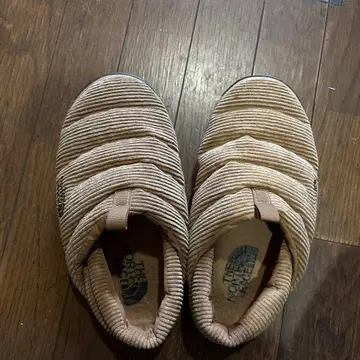THE NORTH FACE 코듀로이 신발 베이지 26cm