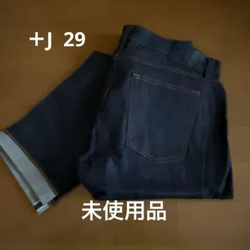 +J 다크 블루 스트레이트 데님 29