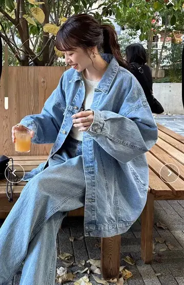 디스코트 데님 자켓