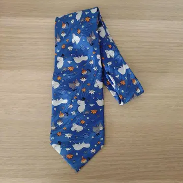 무민 실크 100% 넥타이