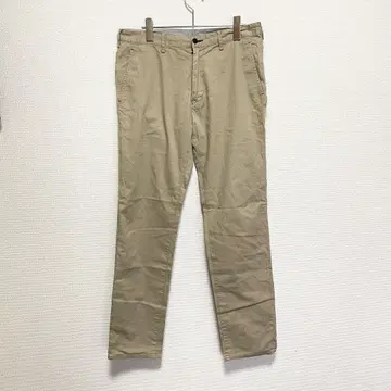 MEN'S BIGI 베이지 치노 팬츠 03 스트레이트 면 95%