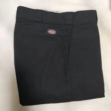Dickies 블랙 슬랙스 지퍼 플라이