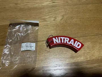 NITRAID 로고 키링 빨간색