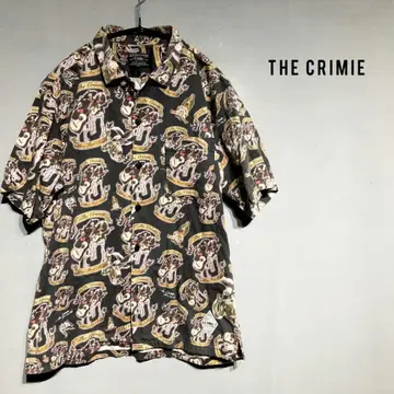 THE CRIMIE 클라이미 스컬 디자인 올 패턴 셔츠