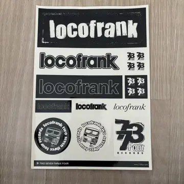 로코프랭크 스티커 밴드 스티커 시트 locofrank