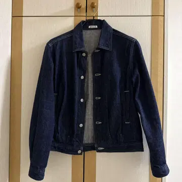 AURALEE SELVEDGE LIGHT DENIM BLOUSON 3