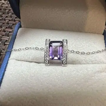 자수정 펜던트 탑 S925