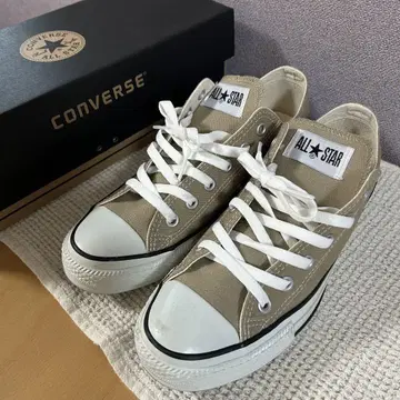 CONVERSE ALL STAR 스니커즈 베이지 7