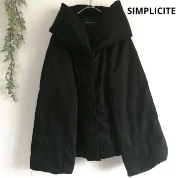 실프리시티에 다운 자켓 숏 기장 볼륨 옷깃 와이드 슬리브