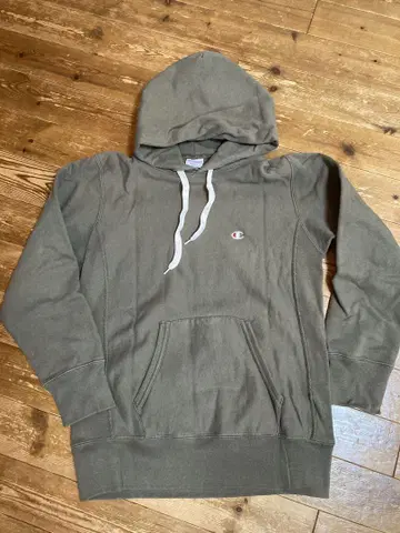 Champion Reverse Weave 후드티 M 그레이