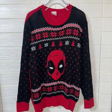 데드풀 크리스마스 니트 스웨터