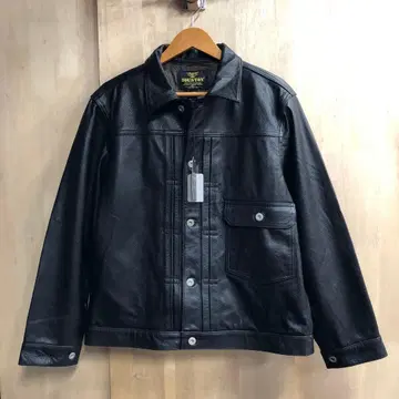 HOUSTON 휴스턴 가죽 트래커 자켓 44 XXL