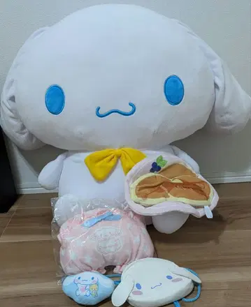 산리오 캐릭터즈 복권 봉제 인형 시나모롤 시나몬 덤 포함