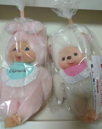 몽치치 침탄&참 봉제 인형 2체 세트 S
