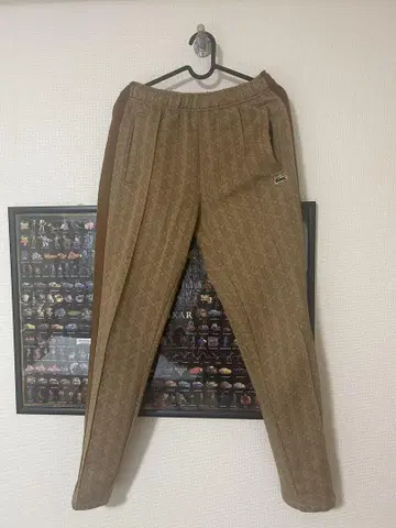 Lacoste 조거 팬츠 브라운