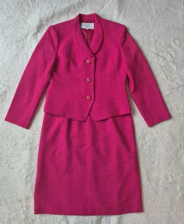 lala corporation 빈티지 핑크 셋업 수트