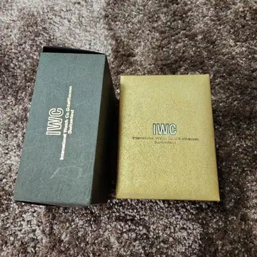 E4IWC 시계 박스 골드 컬러 상자 케이스