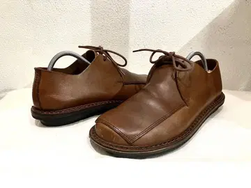 트리펜 가죽 슈즈 브라운