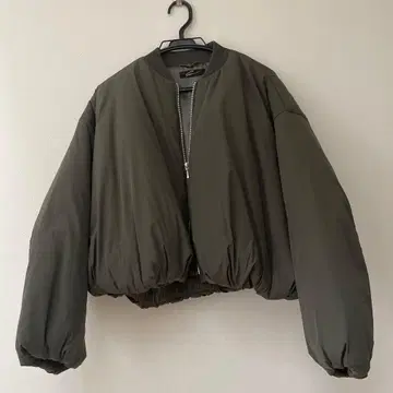 Stunnin' 올리브 그린 봄버 자켓