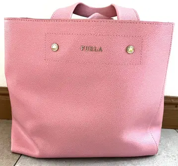 [ 새상품급 ] FURLA 핑크 핸드백 수납 가방 포함