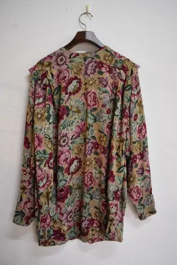 A01287 STREETS &CO 블라우스 꽃무늬