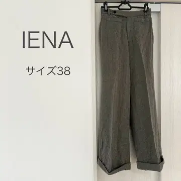 IENA 울 헤링본 스트레이트 팬츠