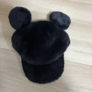 디즈니 귀도리 모자 58cm 블랙