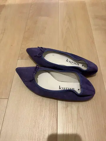 kurun TOKYO 쿠룬 발레 슈즈 퍼플 23cm